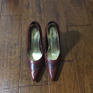 Burgundy High Heels